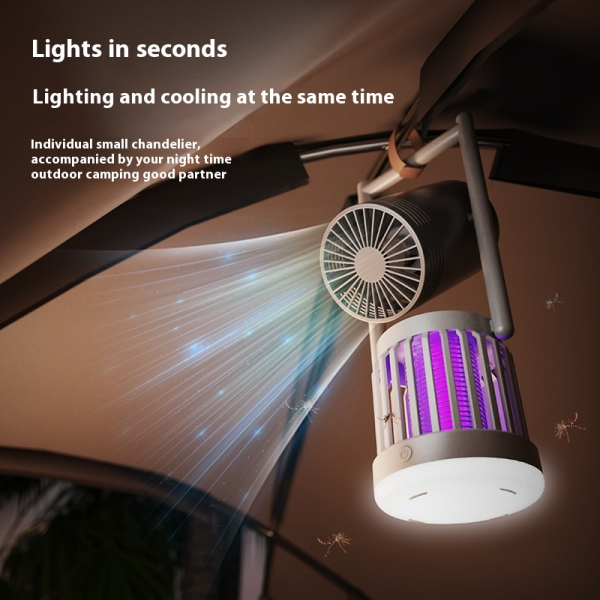 Bug Outdoor & Indoor Zapper Fan - Image 2