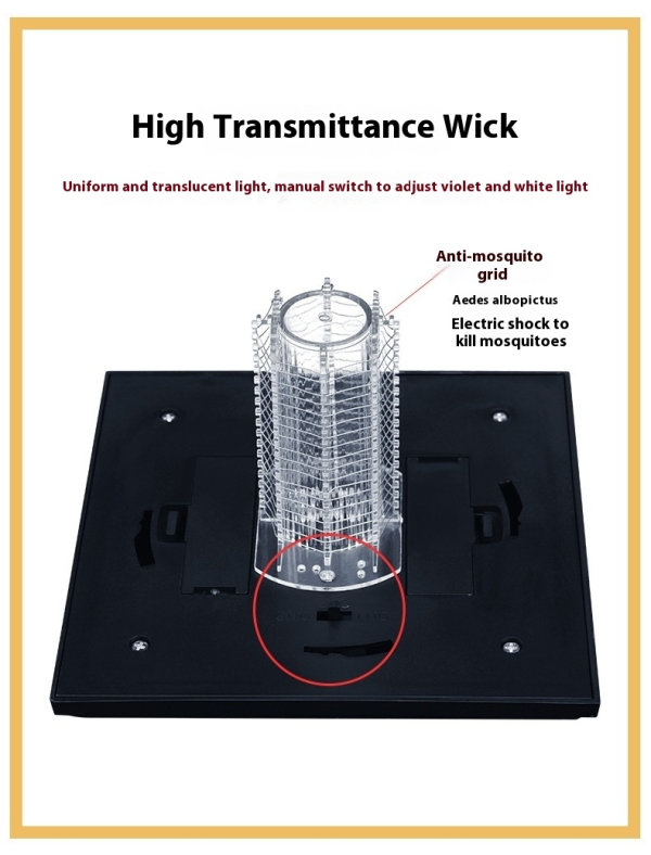 Outdoor Waterproof LED Solar Mosquito Zapper - Image 4