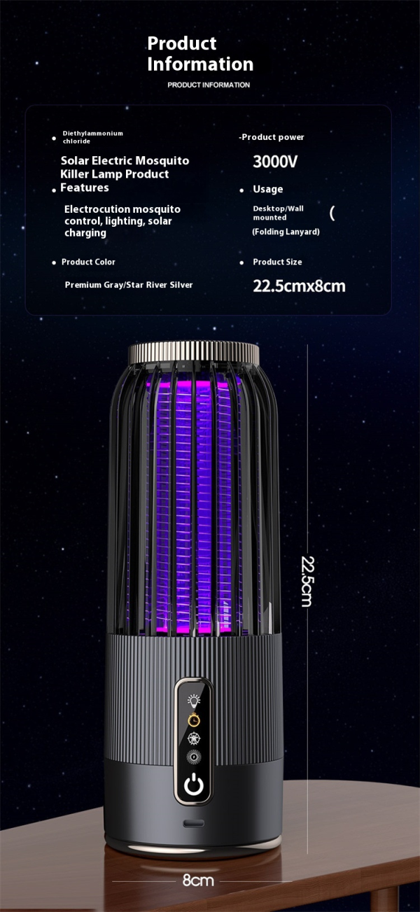 Solar Energy Outdoor & Indoor Mosquito Trap - Image 4