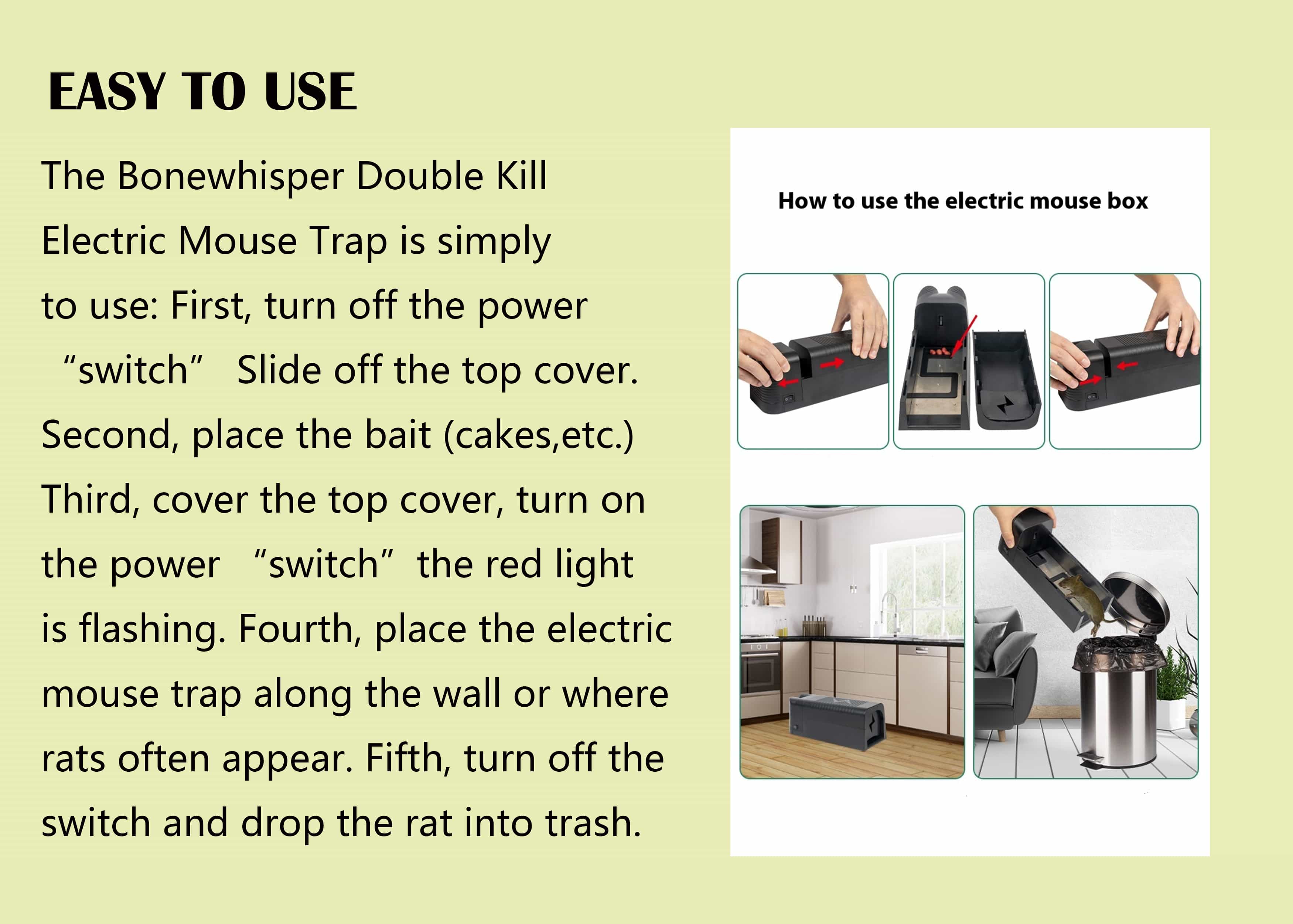 easy to use mouse trap