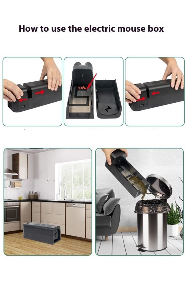 how to use electric mouse trap
